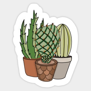 Small Potted Houseplants | Cute Sticker